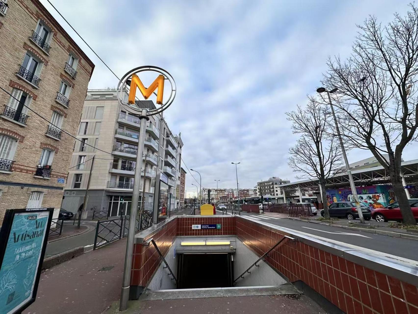Apartment Metro-Paris Asnières Buitenkant foto